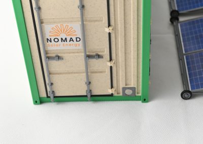 Proyecto de maqueta industrial para Nomad Solar Energy