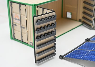 Proyecto de maqueta industrial para Nomad Solar Energy