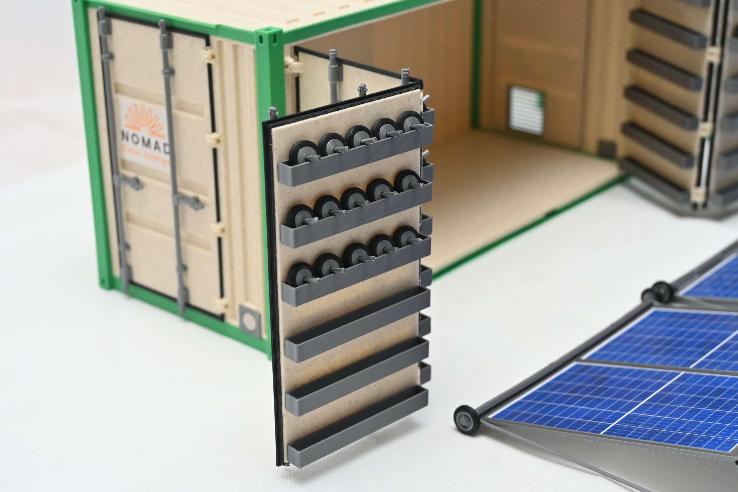 Proyecto de maqueta industrial para Nomad Solar Energy Proyecto de maqueta industrial para Nomad Solar Energy