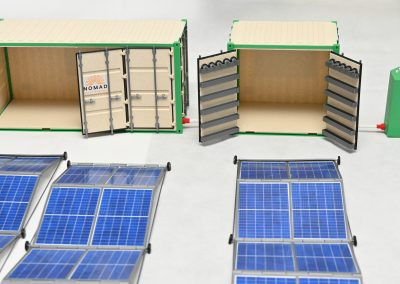 Proyecto de maqueta industrial para Nomad Solar Energy