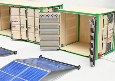 Proyecto de maqueta industrial para Nomad Solar Energy