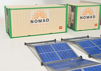 Proyecto de maqueta industrial para Nomad Solar Energy