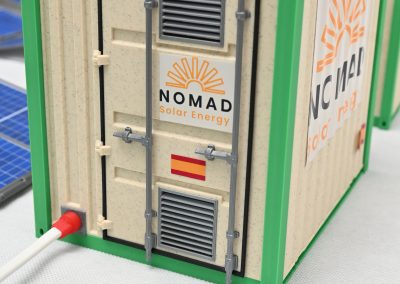 Proyecto de maqueta industrial para Nomad Solar Energy