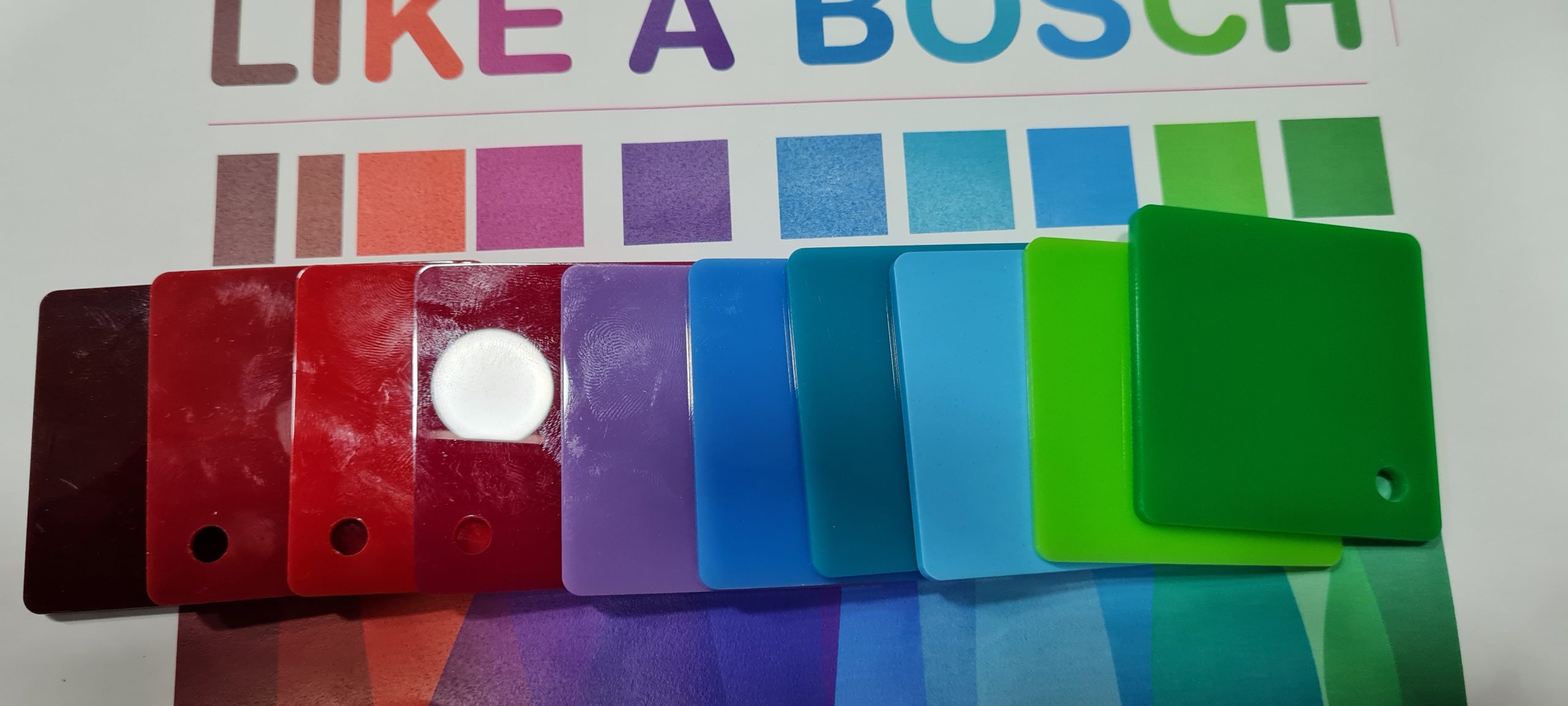 Letras magnéticas impresas en 3D para la campaña Like a Bosch. Letras magnéticas impresas en 3D para la campaña Like a Bosch.